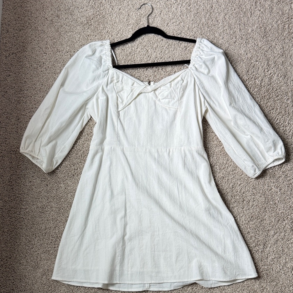 J.O.A. White Mini Dress
